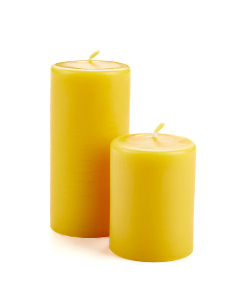 Beeswax Candle 2" Pillar - Ames Farm Single Source Honey