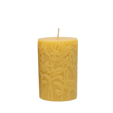 Trees & Snowflakes Beeswax Candles - Ames Farm Single Source Honey