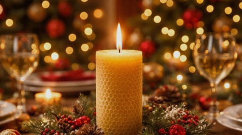 Why Beeswax Candles Are the Best Choice for Holiday Hosting - Ames Farm Single Source Honey