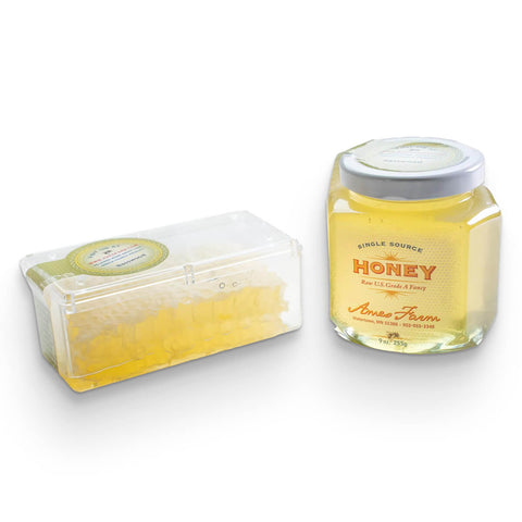 Basswood Comb & Honey Bundle - Ames Farm Single Source Honey