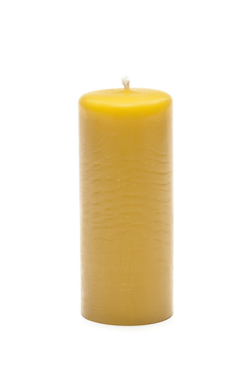 Beeswax Pillar Candle 1.25 Wide 2 Sizes 100% Pure Beeswax