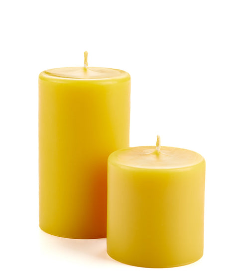 Beeswax Candle 2.8" Pillar - Ames Farm Single Source Honey