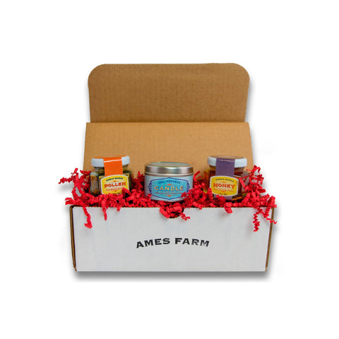 NEW! Build your own Bee-Works Gift Set. - Ames Farm Single Source Honey